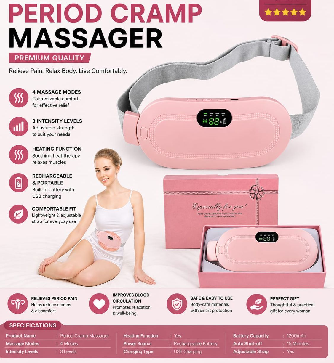 period cramp massager
